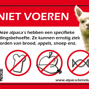 2021 04 Niet Voeren bordje